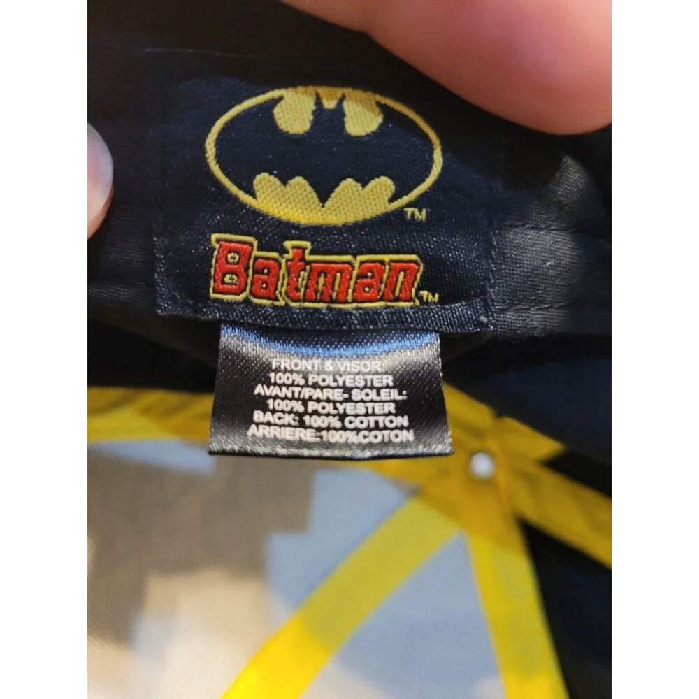 DC Comics Batman Snapback Adjustable Kids Youth Black Blue Hat Cap Concept One